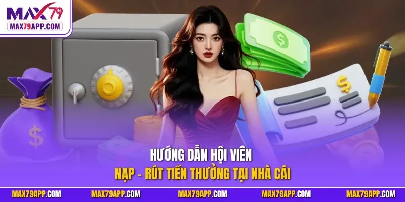 Hướng dẫn hội viên nạp - rút tiền thưởng tại nhà cái